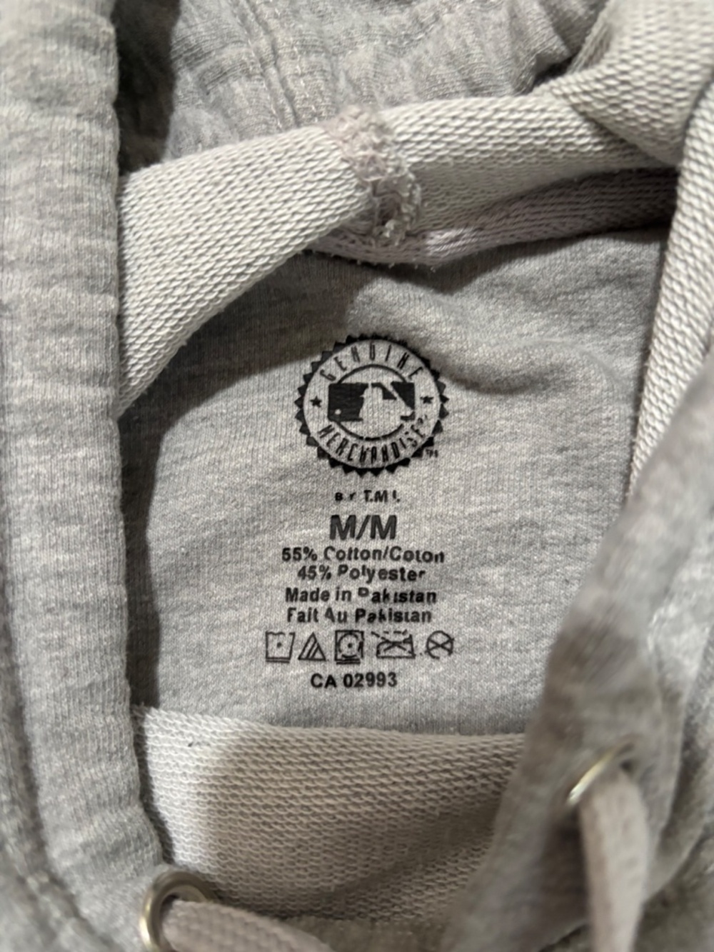 Toronto Blue Jays Womens Grey Pullover Hoodie Size Medium MLB Graphic Sweatshirt - Picture 8 of 8
